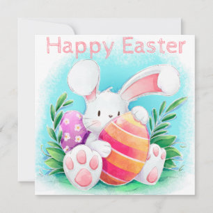 Cartes Pour Fêtes Annuelles Pâques mignonnes