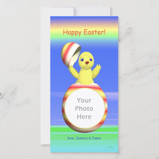 Cartes Pour Fêtes Annuelles Pâques Pop-up (Devant)