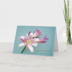 Cartes Pour Fêtes Annuelles Pâques pour Mamaw, lis de résurrection
