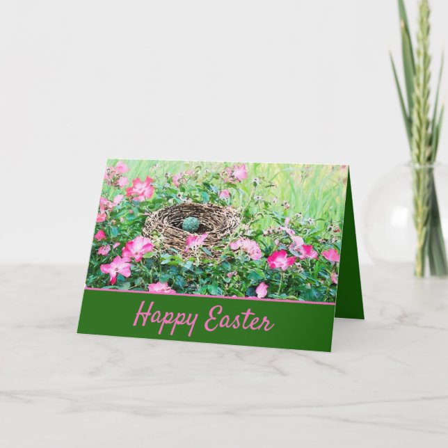 Cartes Pour Fêtes Annuelles Pâques printanières (Devant)