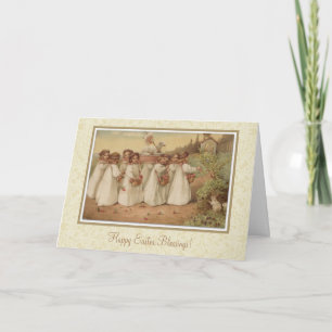 Cartes Pour Fêtes Annuelles Pâques Religieux Vintage Pascha Résurrection