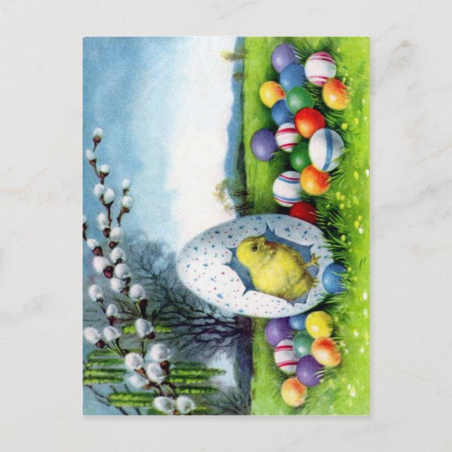 Cartes Pour Fêtes Annuelles Pâques victorienne (Devant)