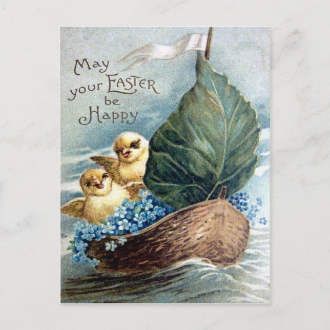 Cartes Pour Fêtes Annuelles Pâques victoriennes (Devant)