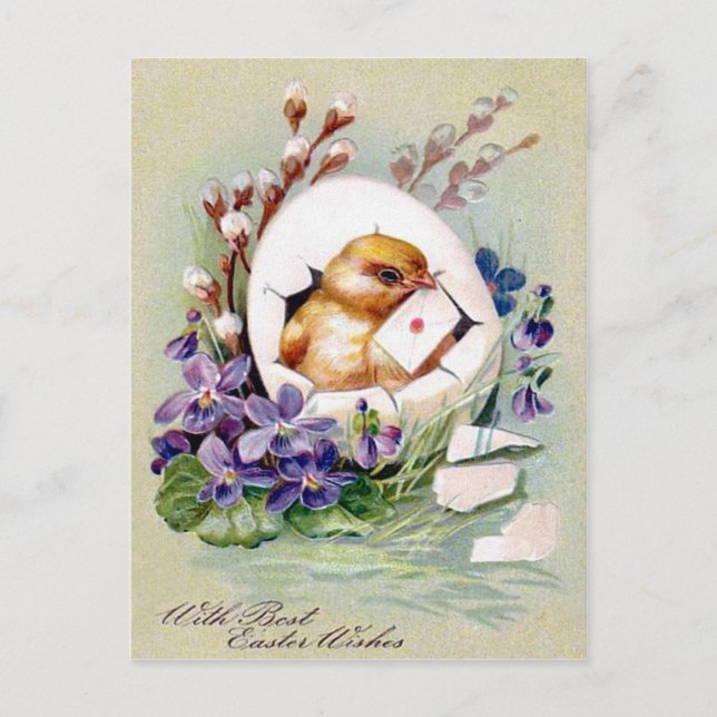 Cartes Pour Fêtes Annuelles Pâques victoriennes (Devant)