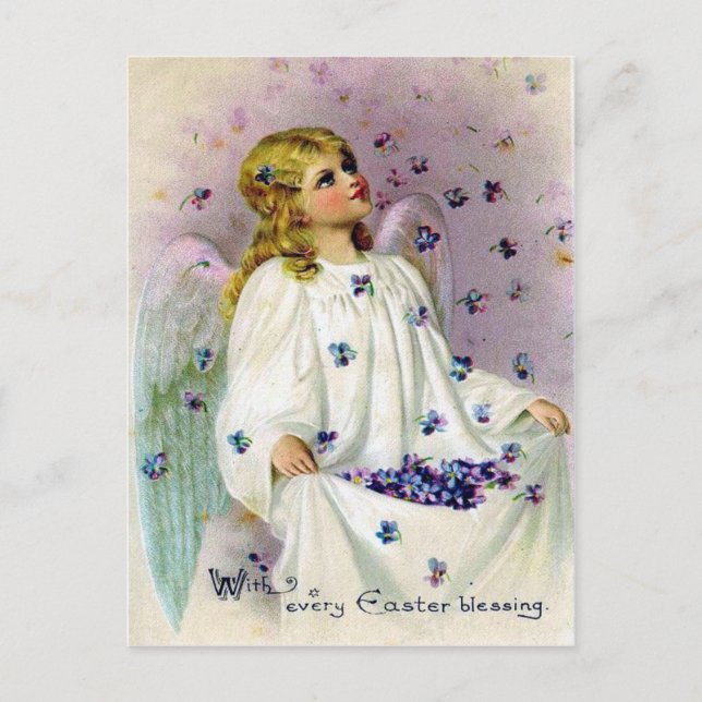 Cartes Pour Fêtes Annuelles Pâques victoriennes (Devant)