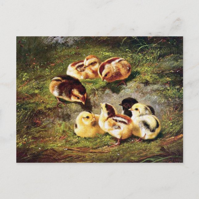 Cartes Pour Fêtes Annuelles Pâques victoriennes (Devant)