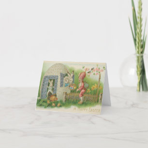 Cartes Pour Fêtes Annuelles Pâques vintage