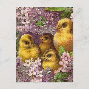 Cartes Pour Fêtes Annuelles Pâques vintage