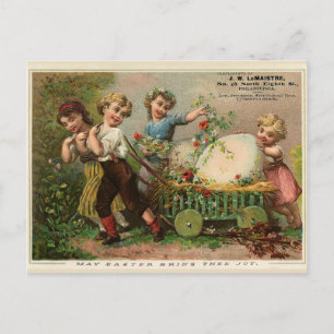 Cartes Pour Fêtes Annuelles Pâques vintage