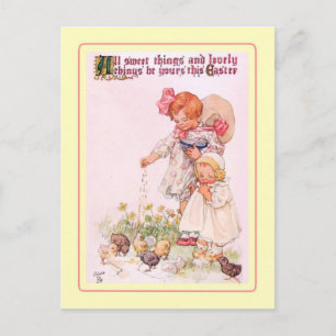Cartes Pour Fêtes Annuelles Pâques vintage