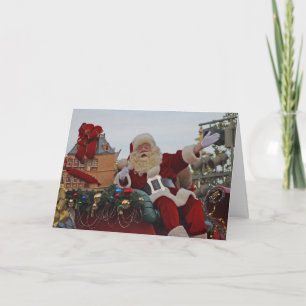 Cartes Pour Fêtes Annuelles Parade de Noël Tradition Père Noël Attraction Vill