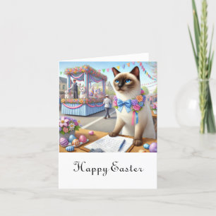 Cartes Pour Fêtes Annuelles Parade de Pâques pour Amoureux de les chats