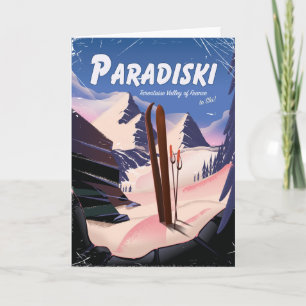 Cartes Pour Fêtes Annuelles Paradiski Vallée de la Tarentaise, France, Affiche