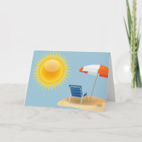 Parapluie soleil et plage