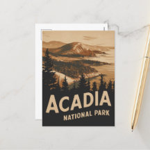 Parc national Acadia Bar Port Art Vintage