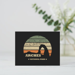 Cartes Pour Fêtes Annuelles Parc national de Arches vintage - Moab - Utah