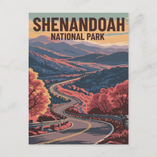 Cartes Pour Fêtes Annuelles Parc national de Shenandoah Virginia Wilderness Ar