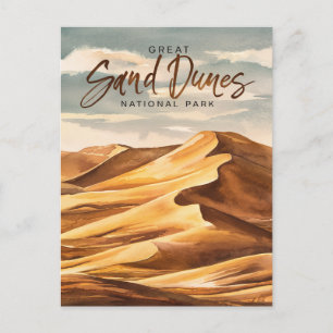 Cartes Pour Fêtes Annuelles Parc national des Dunes de sable Great Sand