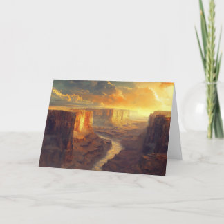 Cartes Pour Fêtes Annuelles Parc national du Grand Canyon Vintage