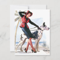 Parfait paire Great Dane Elvgren