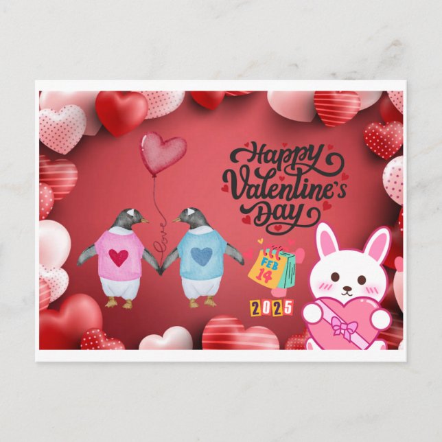 Cartes Pour Fêtes Annuelles Parfait pour l'amour, l'amitié et la romance (Devant)