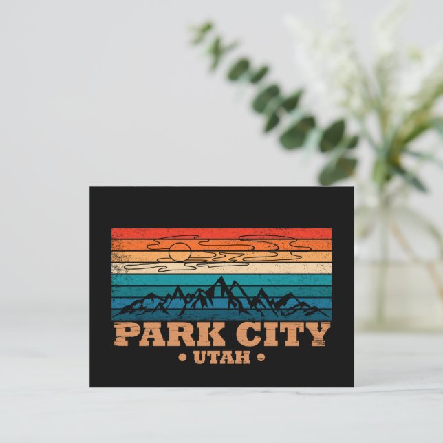 Cartes Pour Fêtes Annuelles Park city utah (Debout devant)