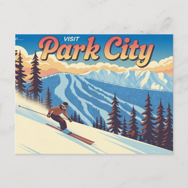 Cartes Pour Fêtes Annuelles Park City Utah (Devant)