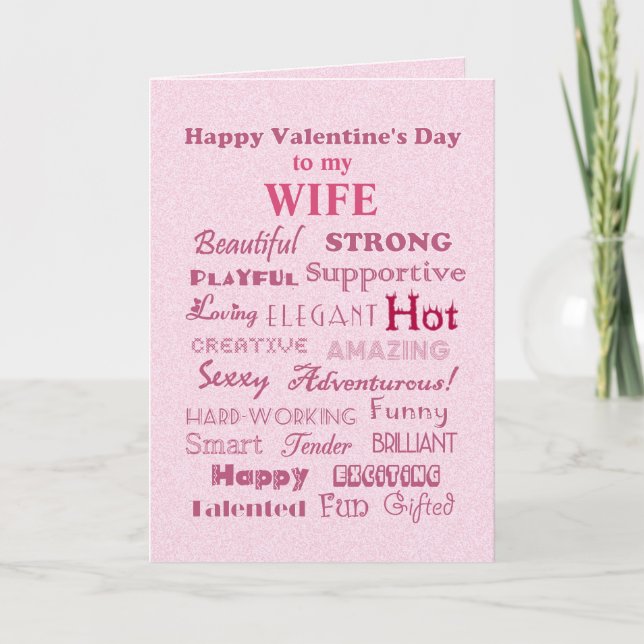 Cartes Pour Fêtes Annuelles Paroles d'Heureuses Saintes-Valentin de louanges (Devant)