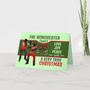 Cartes Pour Fêtes Annuelles PARRANDEROS avec un Noël très trini