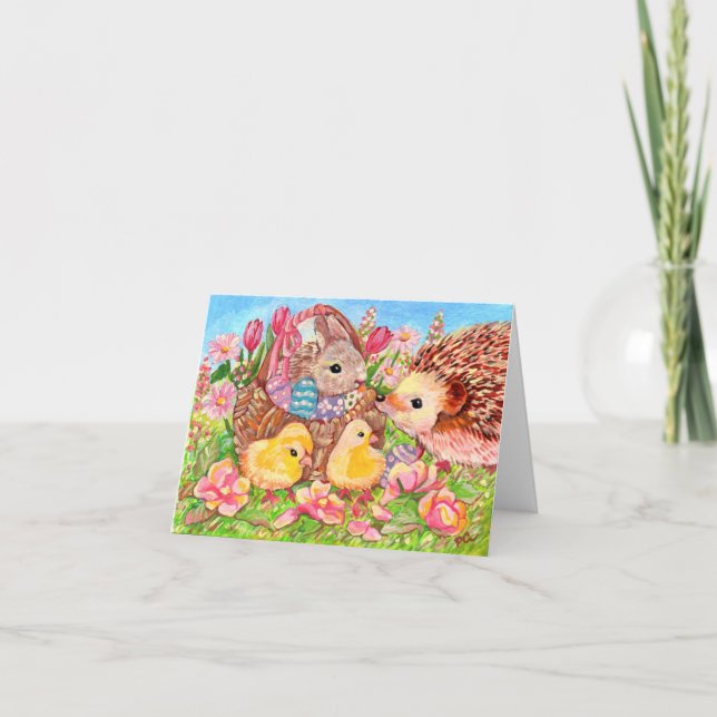 Cartes Pour Fêtes Annuelles Partie de ressort (Devant)