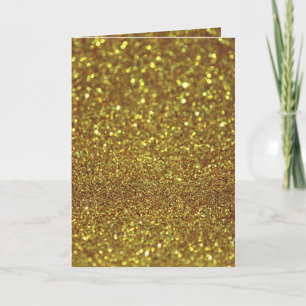 Cartes Pour Fêtes Annuelles Parties scintillantes d'or