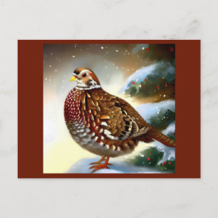Cartes Pour Fêtes Annuelles Partridge de Noël 1