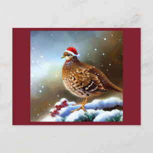 Cartes Pour Fêtes Annuelles Partridge de Noël 2