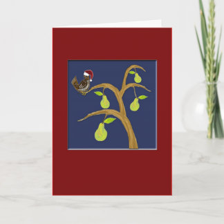 Cartes Pour Fêtes Annuelles Partridge+PearTree5x7