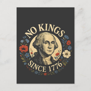 Cartes Pour Fêtes Annuelles Pas de roi depuis 1776 Protestation de la démocrat