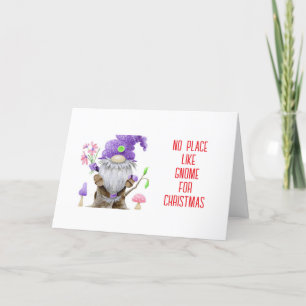 CARTES POUR FÊTES ANNUELLES *PAS D'ENDROIT COMME GNOME POUR NOËL*