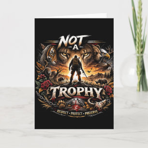 Cartes Pour Fêtes Annuelles Pas un Trophée