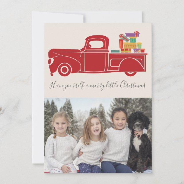 Cartes Pour Fêtes Annuelles Passe une jolie petite photo de Noël (Devant)