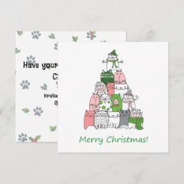 Cartes Pour Fêtes Annuelles Passez un Noël tout mignon !