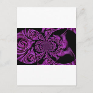 Cartes Pour Fêtes Annuelles Passion violette : Royal Romance Roses