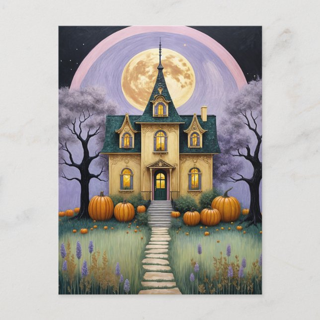 Cartes Pour Fêtes Annuelles Pastel Haunt (Devant)