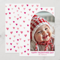 Patern de coeurs roses, arche photo Saint Valentin