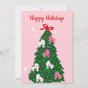 Cartes Pour Fêtes Annuelles Patinage de Noël de Noël de Noël de Noël de Noël P