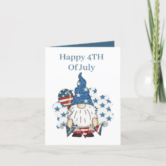 Cartes Pour Fêtes Annuelles Patriotique Juillet Quatrième ajouter sentiment gn