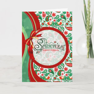 Cartes Pour Fêtes Annuelles Patters de Season