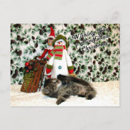 Cartes Pour Fêtes Annuelles Patton's Fun Filled Christmas - Chat / Kitten