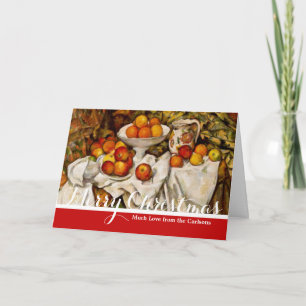 Cartes Pour Fêtes Annuelles Paul Cezanne Pommes Oranges Impressionnisme