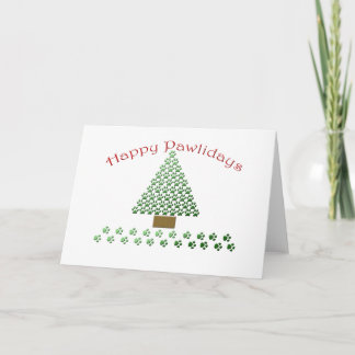 Cartes Pour Fêtes Annuelles pawlidays heureux copy1