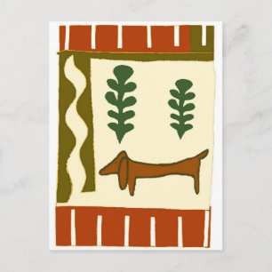 Cartes Pour Fêtes Annuelles Pays Bonnes Fêtes Dachshund