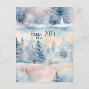 Cartes Pour Fêtes Annuelles pays des merveilles d'hiver - Joyeux 2025